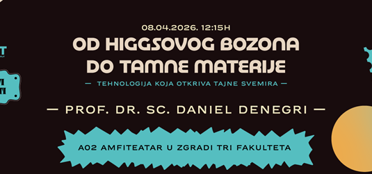 Predavanje prof. Daniela Denegrija  vodit će publiku od Higgsovog bozona do tajni tamne materije